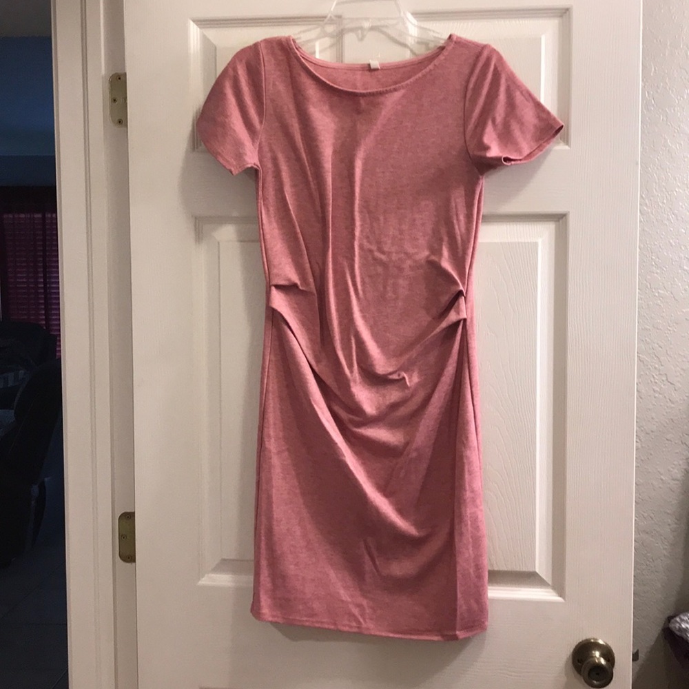 Pink Blush Maternity Dress
